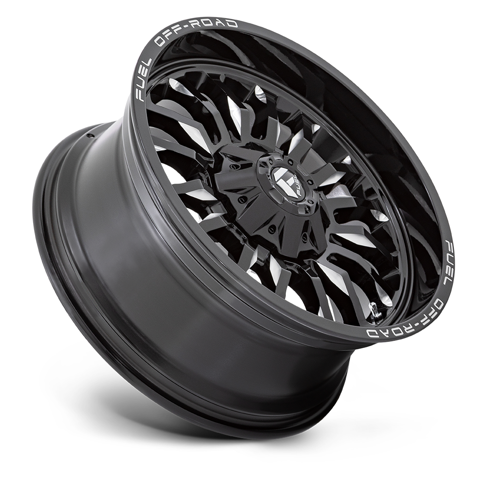 Fuel Off-Road Arc Gloss Black Milled wheel - view 2