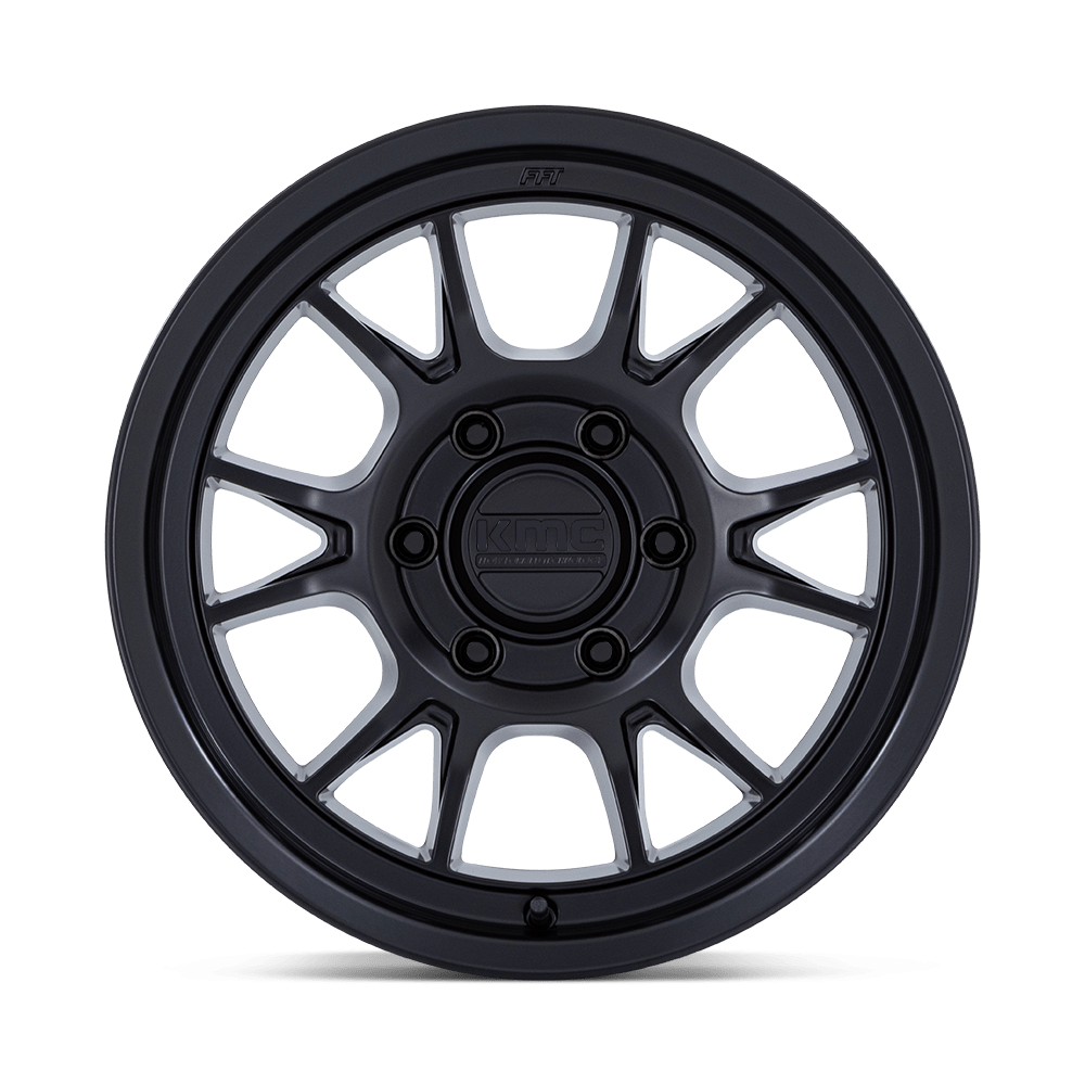 KMC KM729 Range Matte Black wheel - view 3