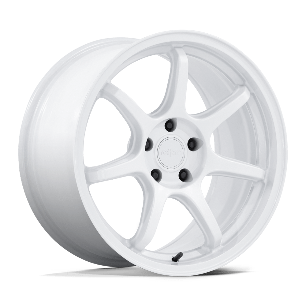 Rotiform BPU Gloss White wheel