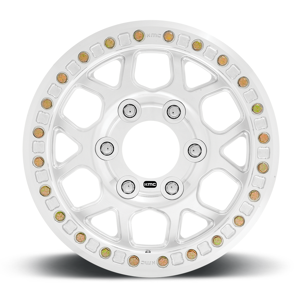 KMC KM444 Mesa Forged Beadlock Raw Machined wheel - view 3