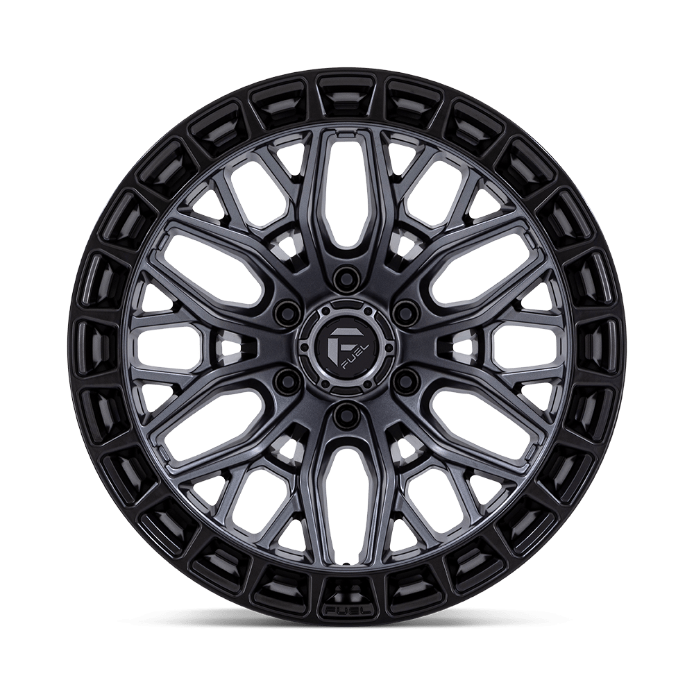 Fuel Off-Road Sigma Matte Gunmetal w/ Matte Black Lip wheel - view 3