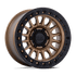 KMC KM552 IMS Matte Bronze w/ Gloss Black Lip wheel