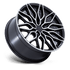 Niche Calabria 5 Gloss Black Machined wheel - view 2