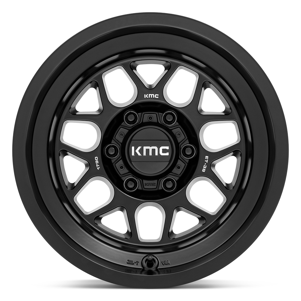 KMC KM725 Terra Satin Black wheel - view 3