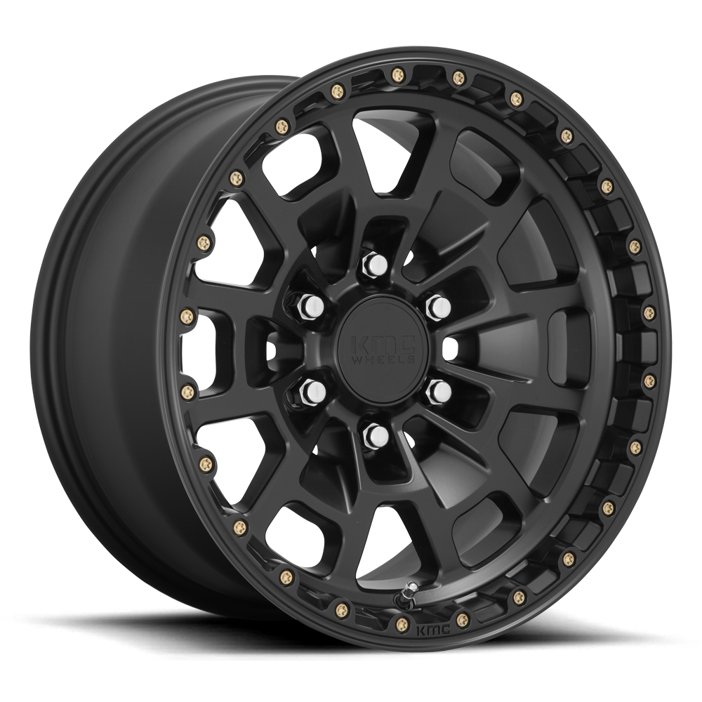 KMC KM718 Summit Satin Black wheel