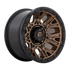 Fuel Off-Road Traction Matte Bronze w/ Black Ring wheel