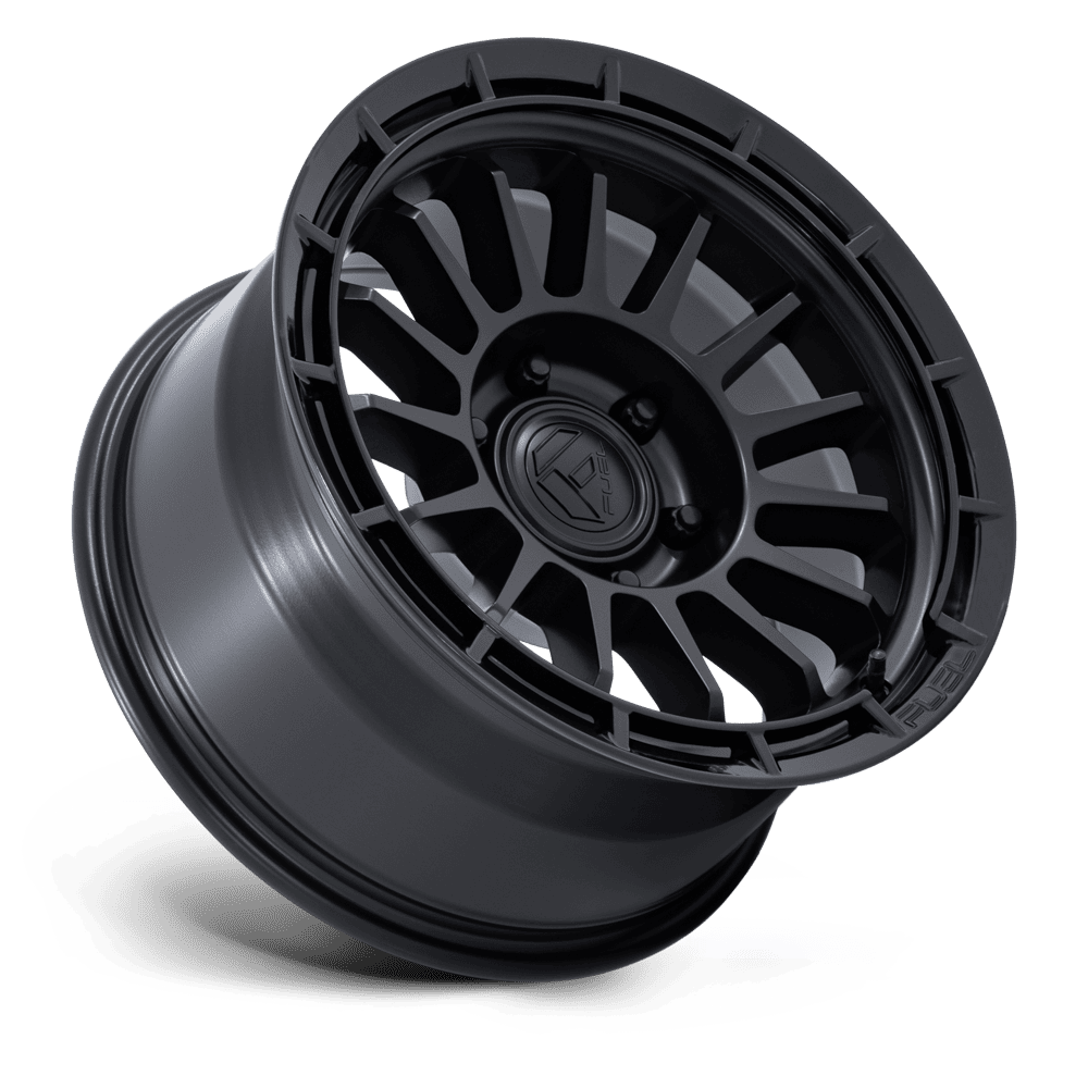 Fuel Off-Road Ascend Matte Black w/ Gloss Black Lip wheel - view 2