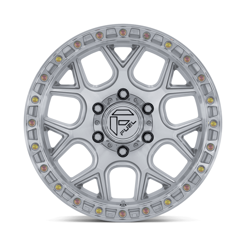 Fuel Off-Road Puma Gloss Silver w/ Machined Face wheel - view 3