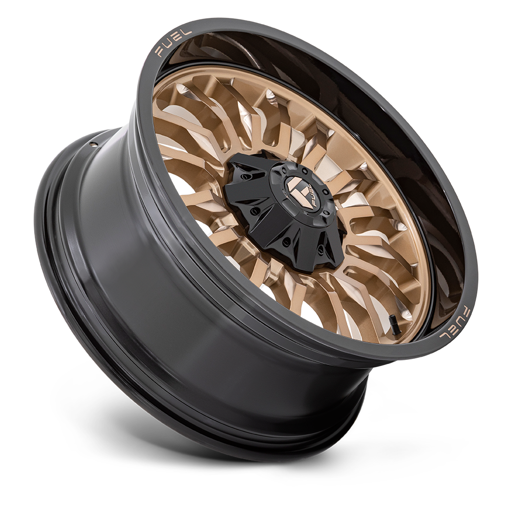 Fuel Off-Road Arc Platinum Bronze w/ Black Lip wheel - view 2