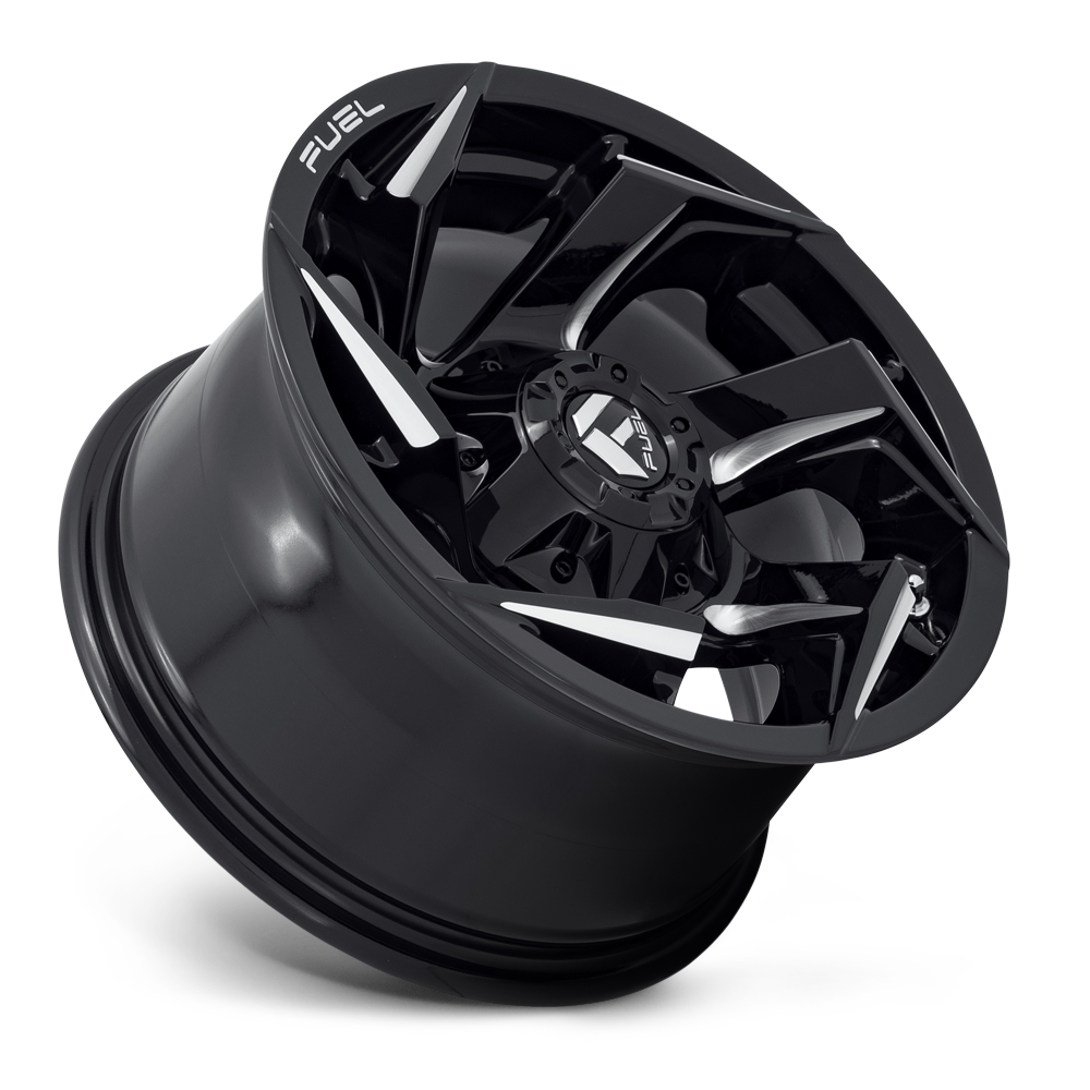 Fuel Off-Road Reaction Gloss Black Milled wheel - view 2