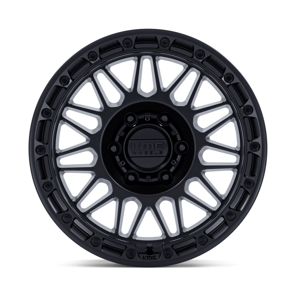 KMC KM555 Attack Matte Black wheel - view 3