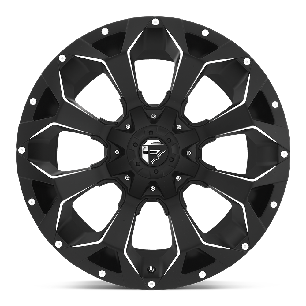 Fuel Off-Road Assault Matte Black Milled wheel - view 3