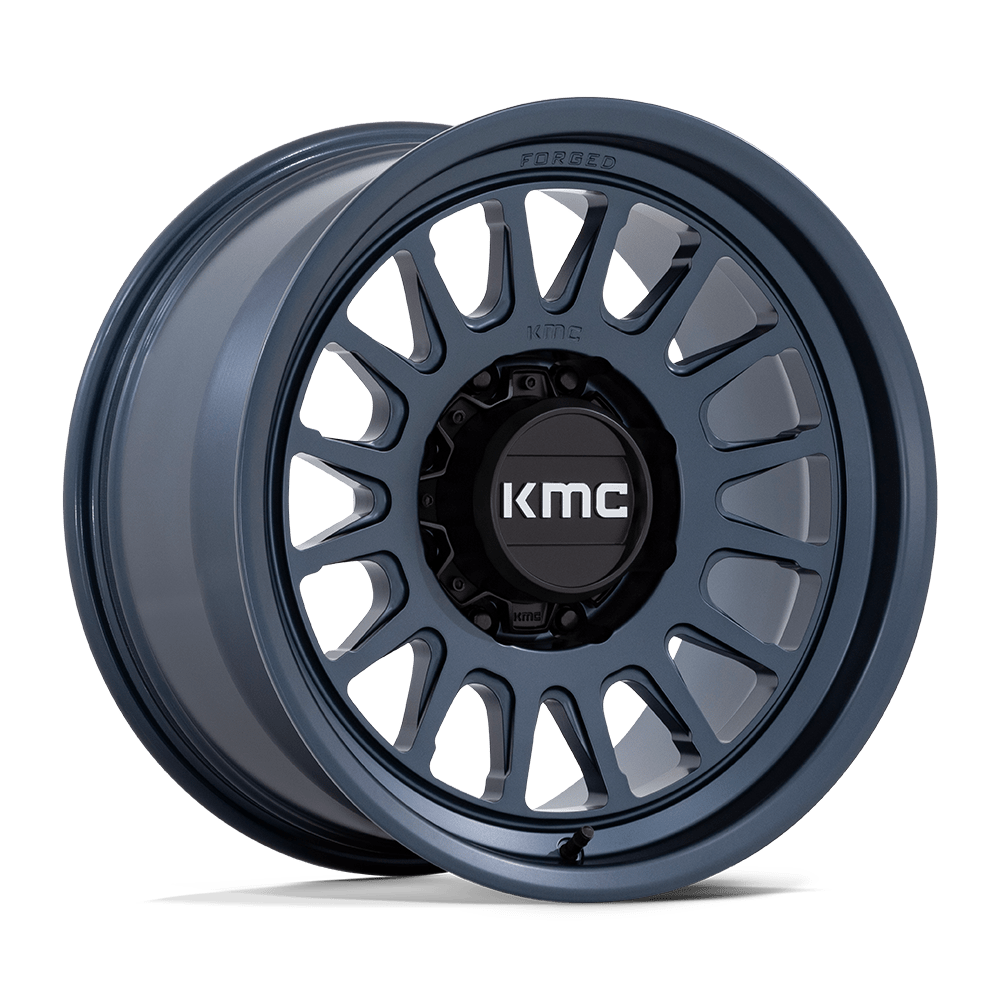 KMC KM447/KM452 Impact Forged Monoblock Metallic Blue wheel