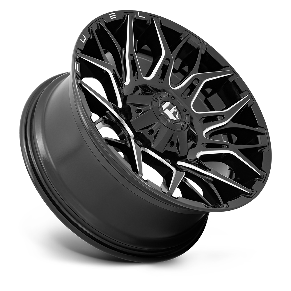 Fuel Off-Road Twitch Gloss Black Milled wheel - view 2