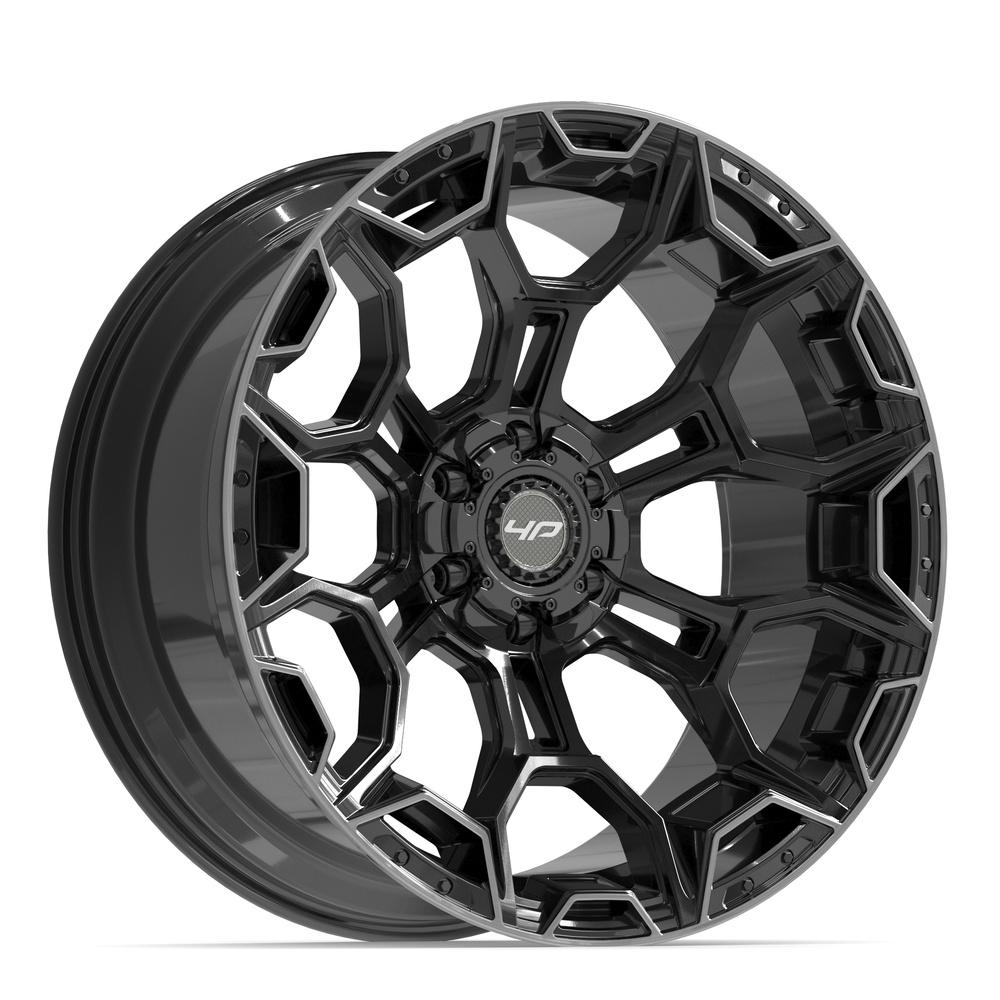 4Play 4P43 Brushed Black wheel