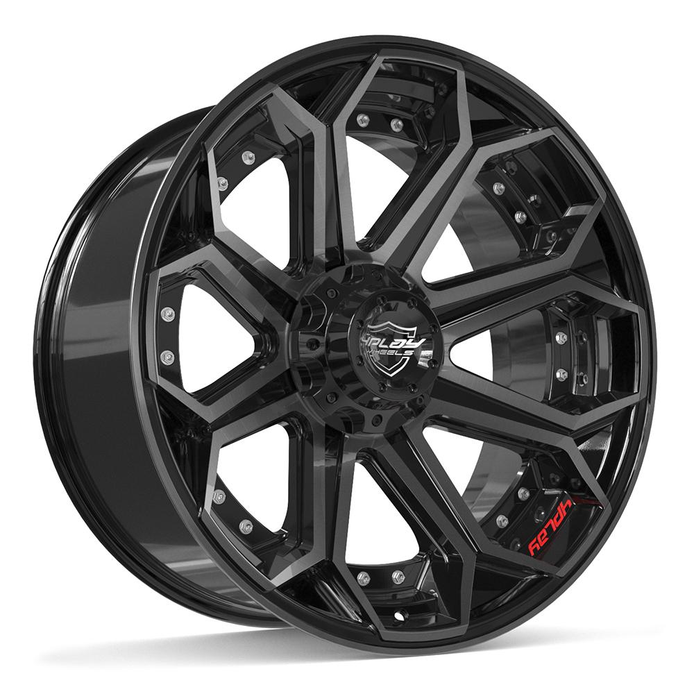4Play 4P80R Brushed Black wheel