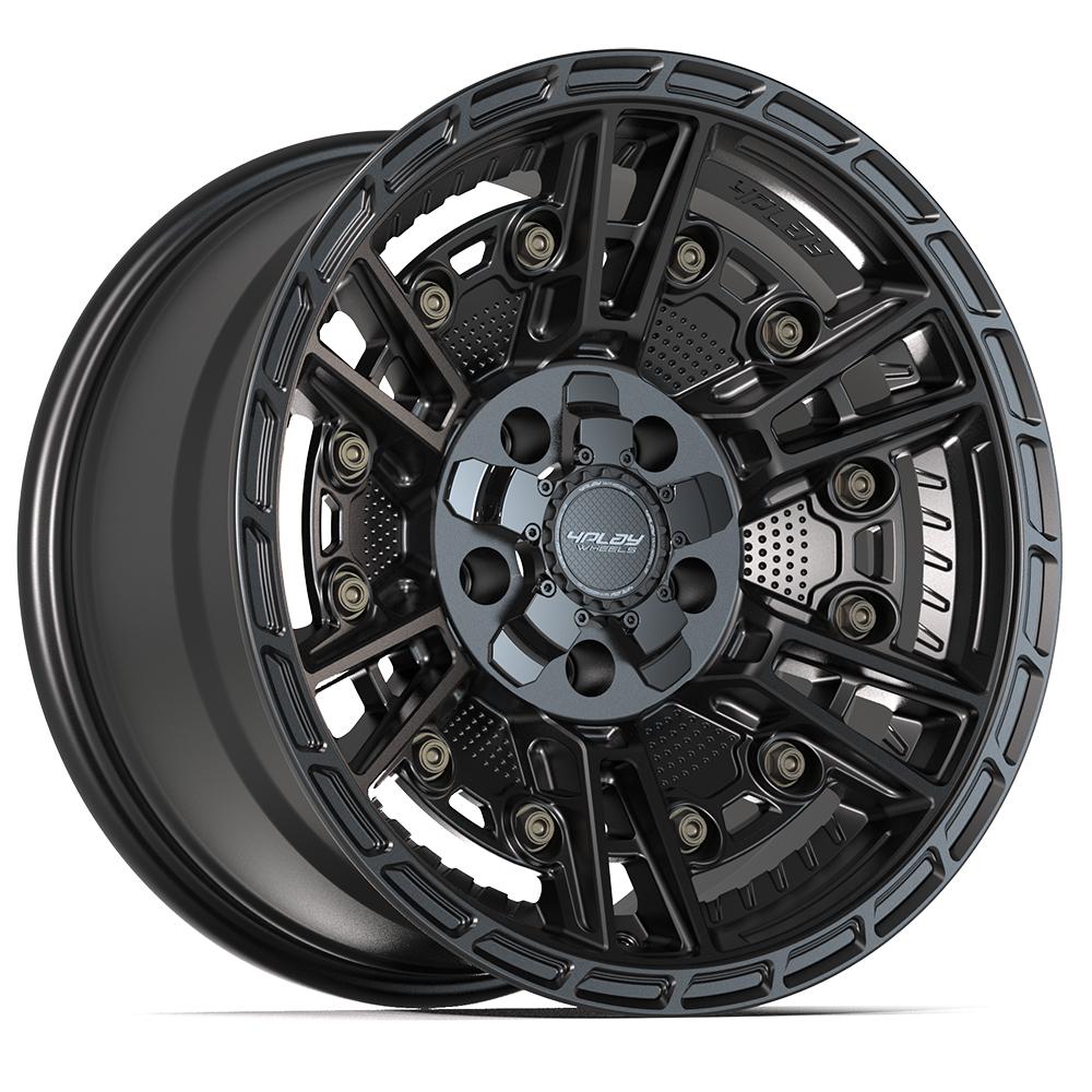 4Play 4PS01 Satin Black wheel
