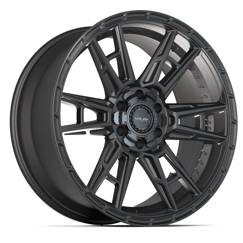 4Play 4PS20 Satin Black wheel