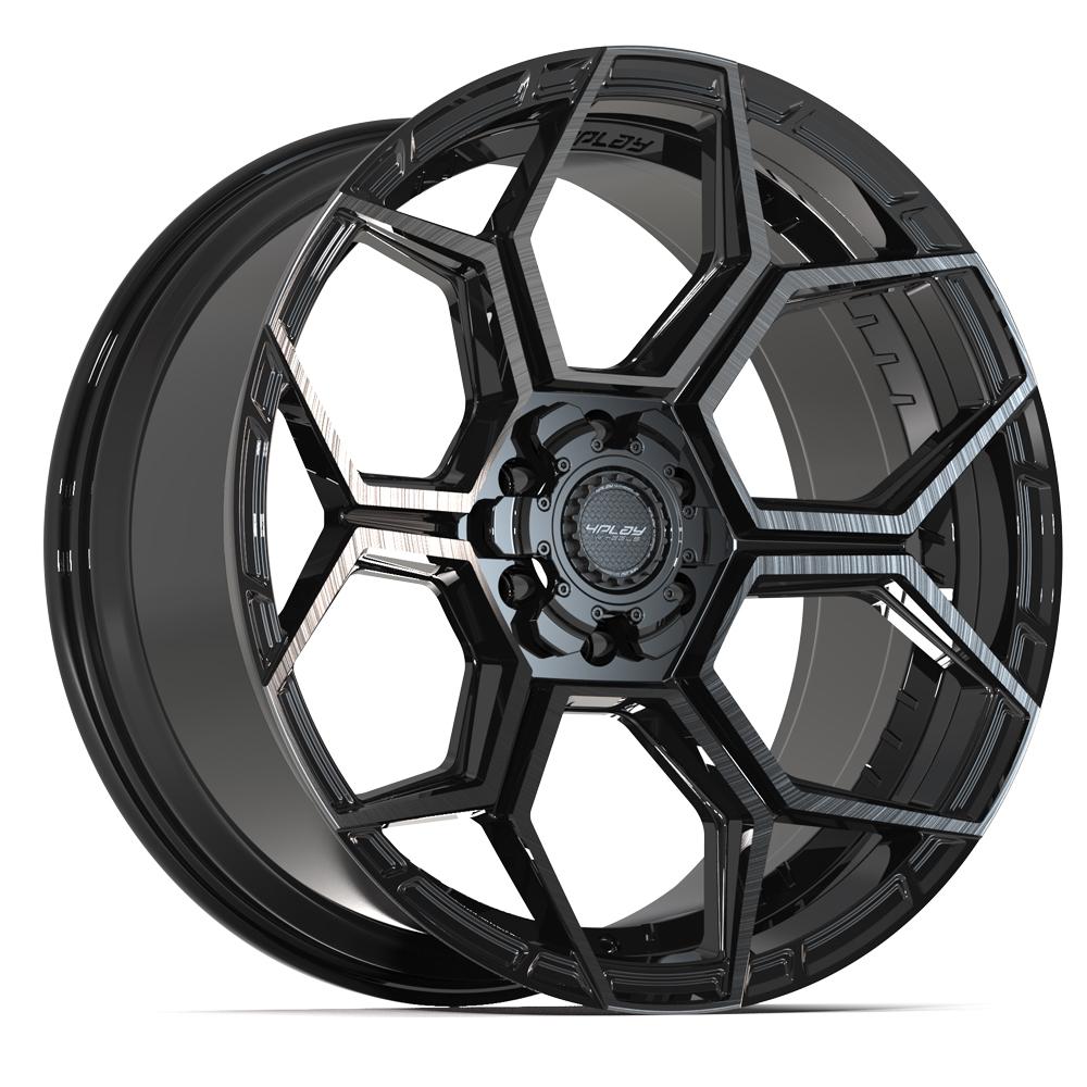 4Play 4PS26 Brushed Black wheel