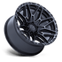 Fuel Off-Road Injector Gloss Black Machined Face w/ Double Dark Tint wheel - view 2