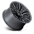 Fuel Off-Road Rebar Matte Gunmetal wheel - view 2