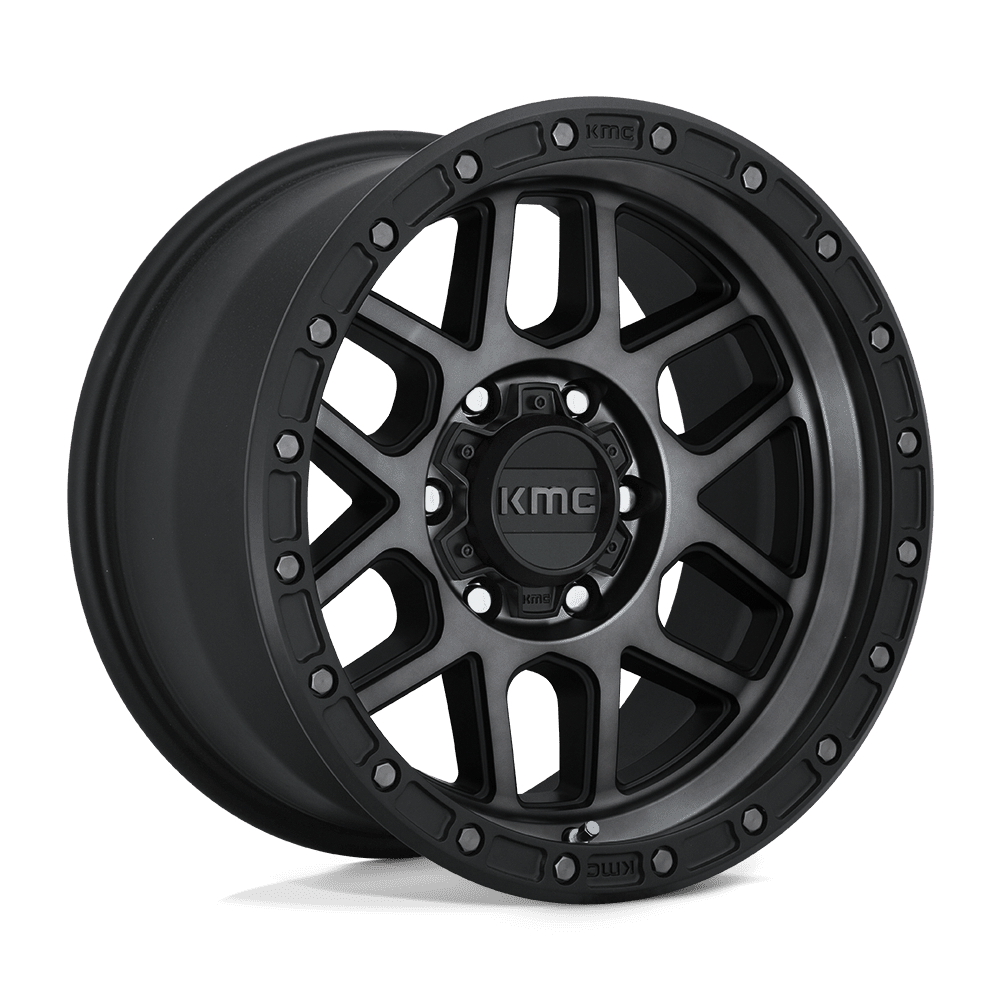 KMC KM544 Mesa Satin Black w/ Gray Tint wheel