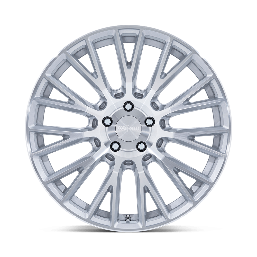 Rotiform LSE Gloss Silver w/ Machined Face wheel - view 4