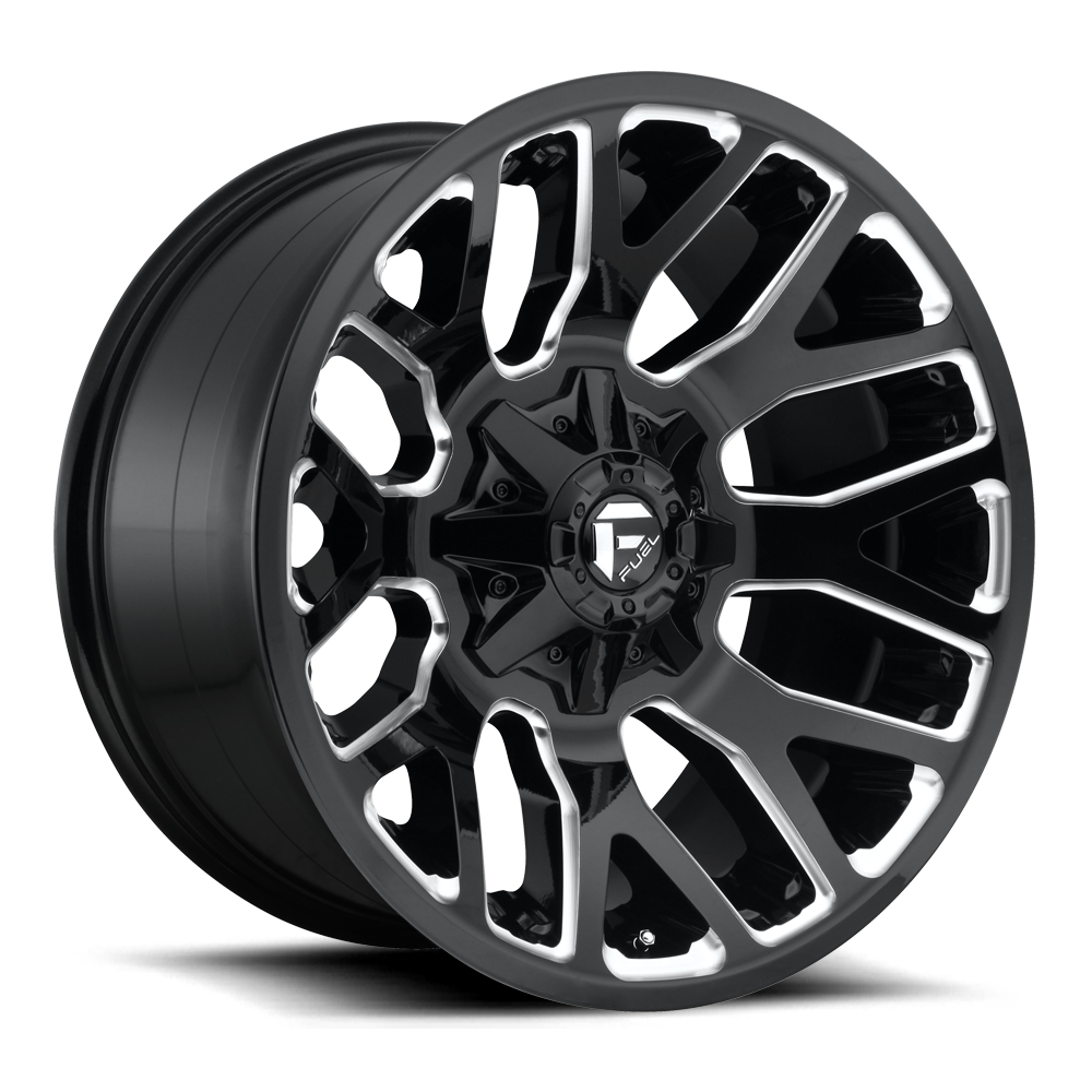 Fuel Off-Road Warrior Gloss Black Milled wheel