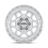 KMC KM553 Torx Gloss Silver w/ Machined Face wheel - view 3