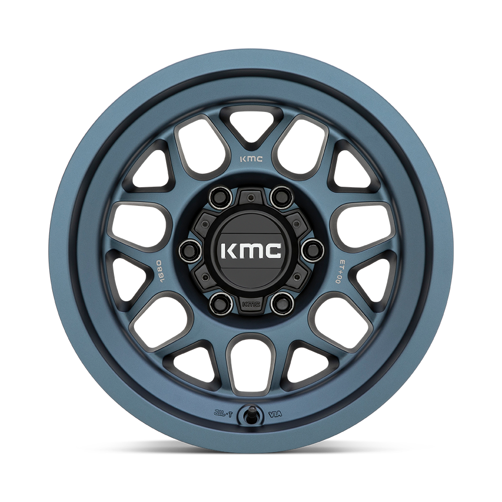 KMC KM725 Terra Metallic Blue wheel - view 3