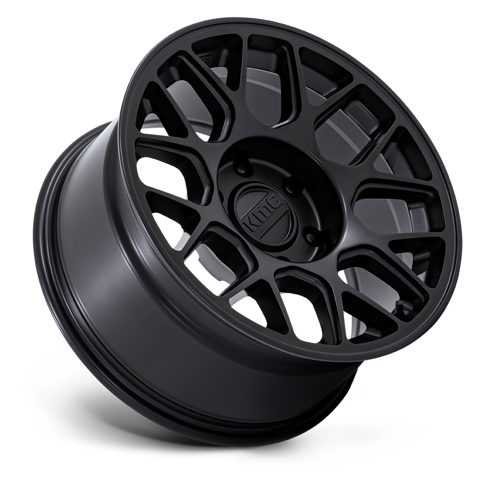 KMC KM730 Hatchet Matte Black wheel - view 2