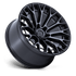 Fuel Off-Road Trax Gloss Black Machined Face w/ Dark Tinted Clear wheel - view 2