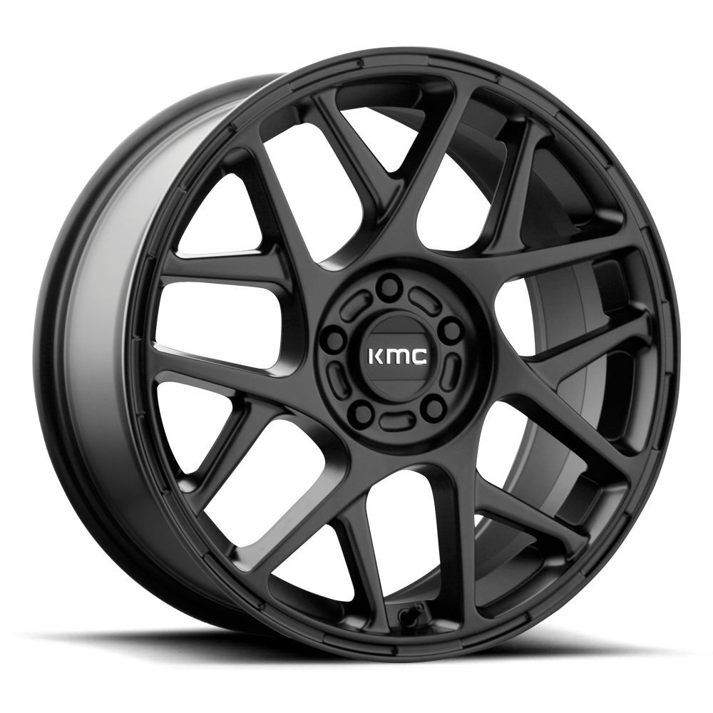KMC KM708 Bully Satin Black wheel
