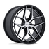 Niche Riviera Gloss Black w/ Machined Face wheel