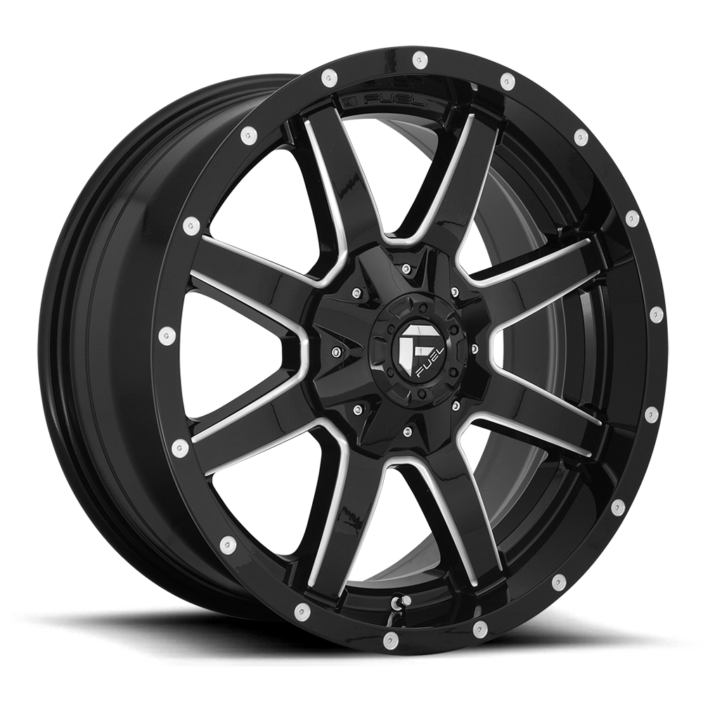 Fuel Off-Road Maverick Gloss Black Milled wheel