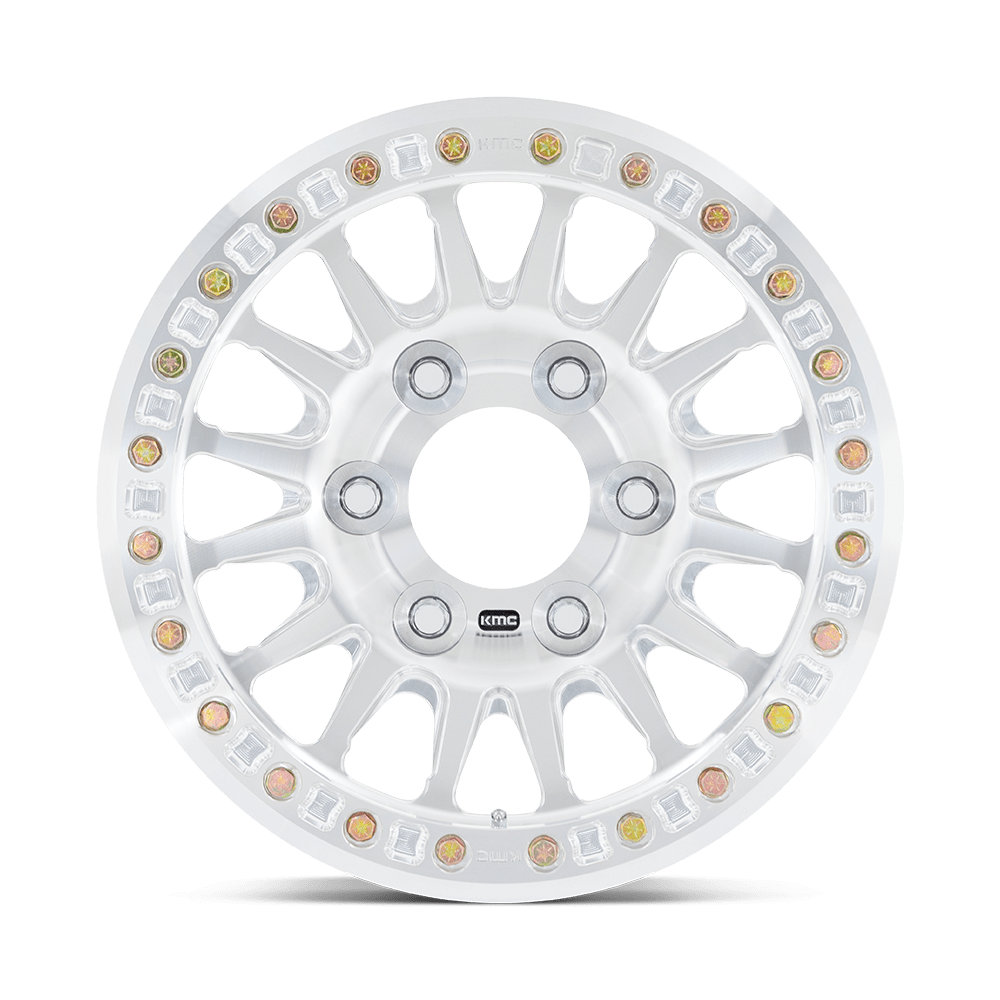 KMC KM445 Impact Forged Beadlock Raw Machined wheel - view 3