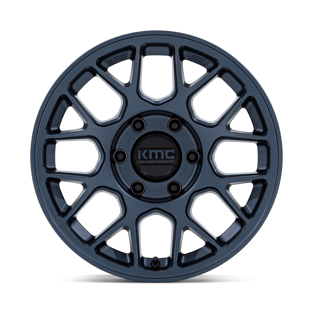 KMC KM730 Hatchet Metallic Blue wheel - view 3