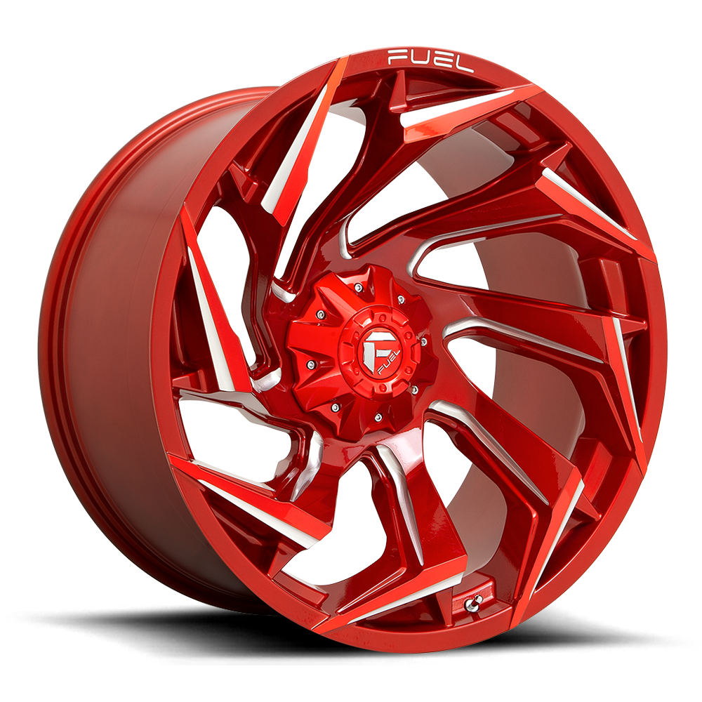 Fuel Off-Road Reaction Candy Red Milled wheel - view 3