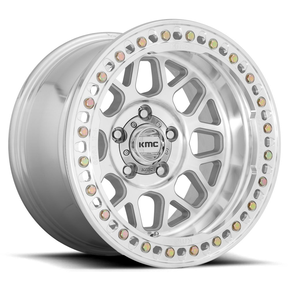 KMC KM235 Grenade Crawl Beadlock Machined wheel
