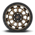 Fuel Off-Road Covert Matte Bronze w/ Black Bead Ring wheel - view 3