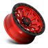 Fuel Off-Road Covert Candy Red w/ Black Bead Ring wheel - view 2