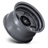 KMC KM728 Lobo Matte Anthracite wheel - view 2