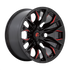 Fuel Off-Road Flame Gloss Black Milled w/ Candy Red wheel