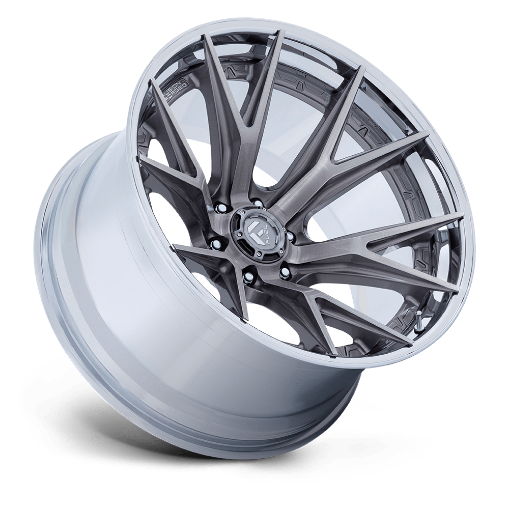 Fuel Off-Road Catalyst Platinum w/ Chrome Lip wheel - view 2