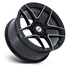 TSW Slipstream Gloss Black w/ Machined Face wheel - view 2