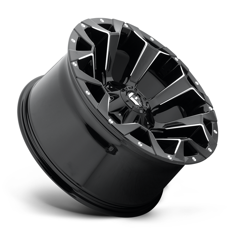 Fuel Off-Road Assault Gloss Black Milled wheel - view 2