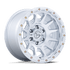 Fuel Off-Road Fortress Gloss Silver w/ Machined Face wheel