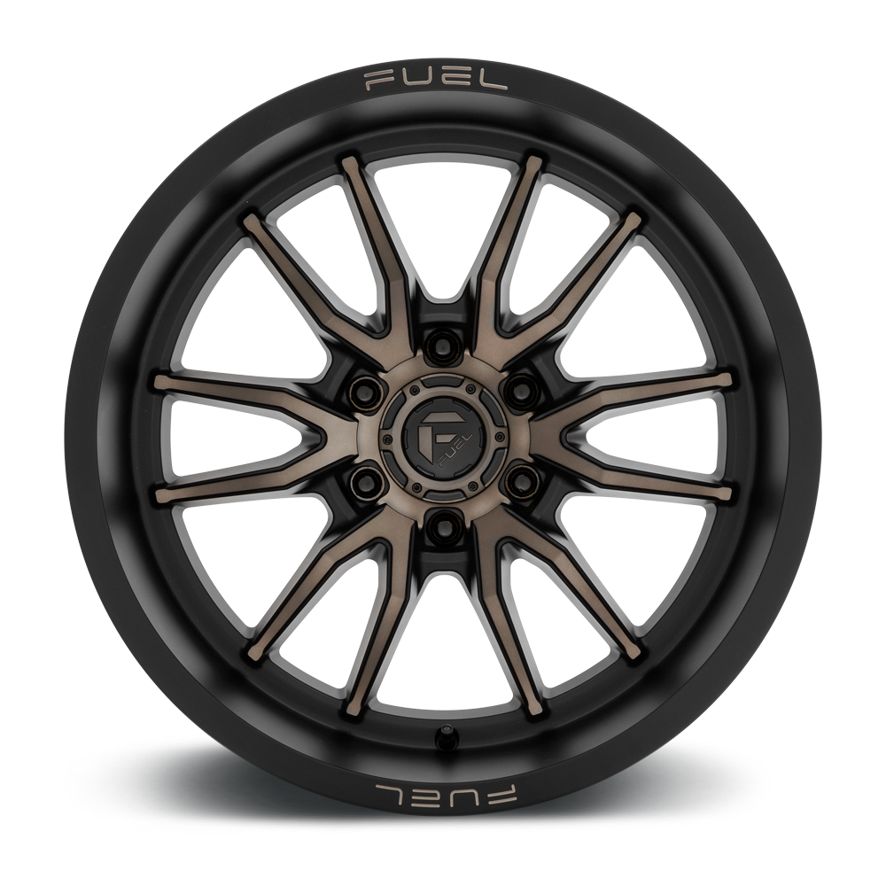 Fuel Off-Road Clash Matte Black w/ Double Dark Tint wheel - view 3