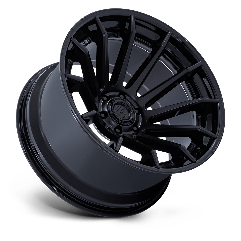 Fuel Off-Road Burn Matte Black w/ Gloss Black Lip wheel - view 2