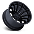 Fuel Off-Road Burn Matte Black w/ Gloss Black Lip wheel - view 2